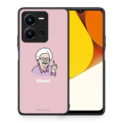Θήκη Vivo Y35 PopArt Mood από τη Smartfits με σχέδιο στο πίσω μέρος και μαύρο περίβλημα | Vivo Y35 PopArt Mood Case with Colorful Back and Black Bezels