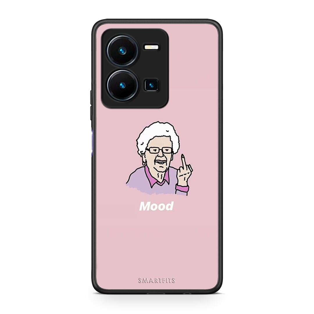 Θήκη Vivo Y35 PopArt Mood από τη Smartfits με σχέδιο στο πίσω μέρος και μαύρο περίβλημα | Vivo Y35 PopArt Mood Case with Colorful Back and Black Bezels