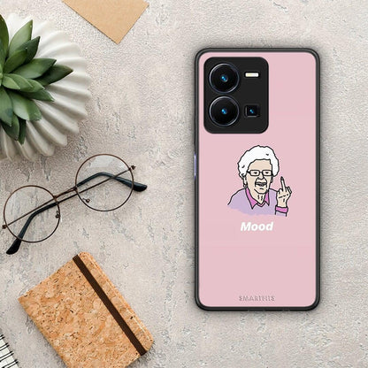 Θήκη Vivo Y35 PopArt Mood από τη Smartfits με σχέδιο στο πίσω μέρος και μαύρο περίβλημα | Vivo Y35 PopArt Mood Case with Colorful Back and Black Bezels