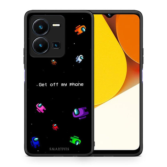 Θήκη Vivo Y35 Text AFK από τη Smartfits με σχέδιο στο πίσω μέρος και μαύρο περίβλημα | Vivo Y35 Text AFK Case with Colorful Back and Black Bezels