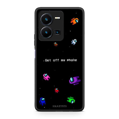 Θήκη Vivo Y35 Text AFK από τη Smartfits με σχέδιο στο πίσω μέρος και μαύρο περίβλημα | Vivo Y35 Text AFK Case with Colorful Back and Black Bezels