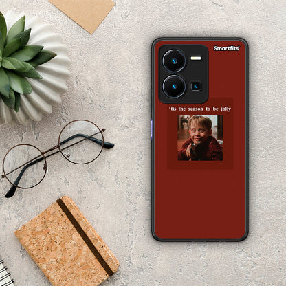 Θήκη Vivo Y35 Xmas Ultimate Spirit από τη Smartfits με σχέδιο στο πίσω μέρος και μαύρο περίβλημα | Vivo Y35 Xmas Ultimate Spirit Case with Colorful Back and Black Bezels