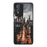 Thumbnail for Vivo Y76 5G / Y76s / Y74s City Lights θήκη από τη Smartfits με σχέδιο στο πίσω μέρος και μαύρο περίβλημα | Smartphone case with colorful back and black bezels by Smartfits