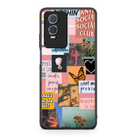 Thumbnail for Vivo Y76 5G / Y76s / Y74s Collage Bitchin Θήκη Αγίου Βαλεντίνου από τη Smartfits με σχέδιο στο πίσω μέρος και μαύρο περίβλημα | Smartphone case with colorful back and black bezels by Smartfits