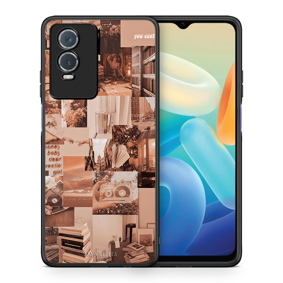 Θήκη Αγίου Βαλεντίνου Vivo Y76 5G / Y76s / Y74s Collage You Can από τη Smartfits με σχέδιο στο πίσω μέρος και μαύρο περίβλημα | Vivo Y76 5G / Y76s / Y74s Collage You Can case with colorful back and black bezels