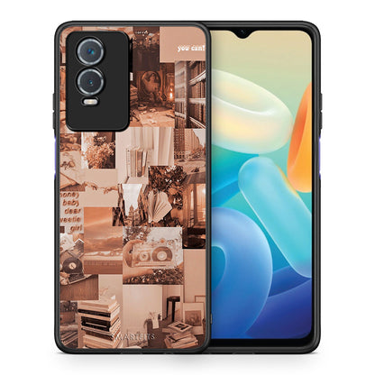 Θήκη Αγίου Βαλεντίνου Vivo Y76 5G / Y76s / Y74s Collage You Can από τη Smartfits με σχέδιο στο πίσω μέρος και μαύρο περίβλημα | Vivo Y76 5G / Y76s / Y74s Collage You Can case with colorful back and black bezels