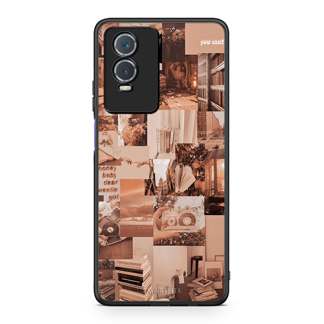 Vivo Y76 5G / Y76s / Y74s Collage You Can Θήκη Αγίου Βαλεντίνου από τη Smartfits με σχέδιο στο πίσω μέρος και μαύρο περίβλημα | Smartphone case with colorful back and black bezels by Smartfits