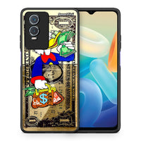 Thumbnail for Θήκη Vivo Y76 5G / Y76s / Y74s Duck Money από τη Smartfits με σχέδιο στο πίσω μέρος και μαύρο περίβλημα | Vivo Y76 5G / Y76s / Y74s Duck Money case with colorful back and black bezels