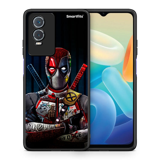 Θήκη Vivo Y76 5G / Y76s / Y74s Funny Guy από τη Smartfits με σχέδιο στο πίσω μέρος και μαύρο περίβλημα | Vivo Y76 5G / Y76s / Y74s Funny Guy case with colorful back and black bezels