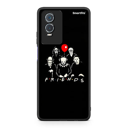 Vivo Y76 5G / Y76s / Y74s Halloween Friends θήκη από τη Smartfits με σχέδιο στο πίσω μέρος και μαύρο περίβλημα | Smartphone case with colorful back and black bezels by Smartfits