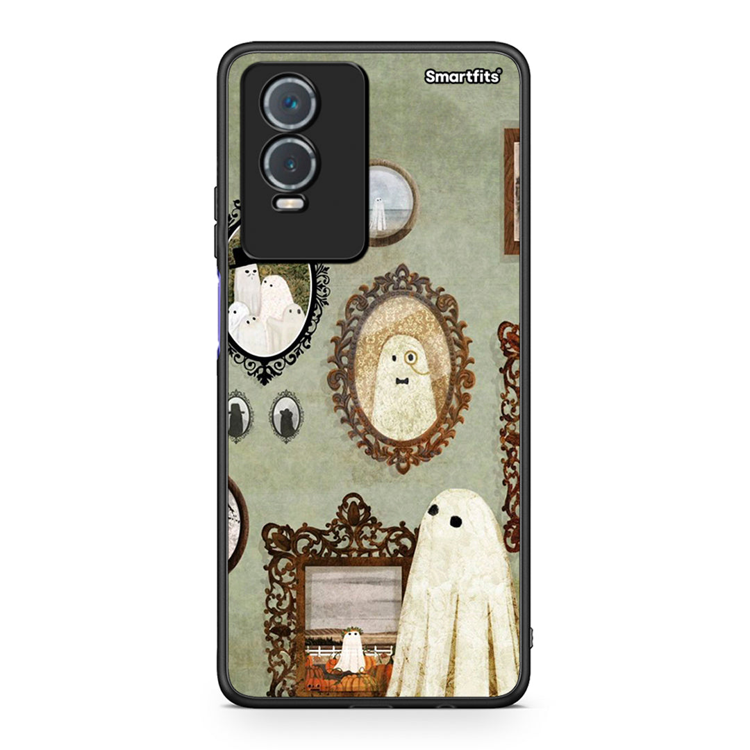 Vivo Y76 5G / Y76s / Y74s Halloween Ghost Season θήκη από τη Smartfits με σχέδιο στο πίσω μέρος και μαύρο περίβλημα | Smartphone case with colorful back and black bezels by Smartfits