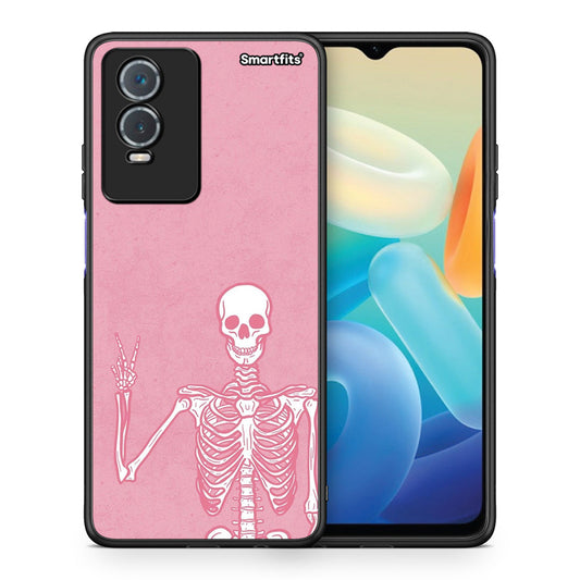 Θήκη Vivo Y76 5G / Y76s / Y74s Halloween Motivation από τη Smartfits με σχέδιο στο πίσω μέρος και μαύρο περίβλημα | Vivo Y76 5G / Y76s / Y74s Halloween Motivation case with colorful back and black bezels
