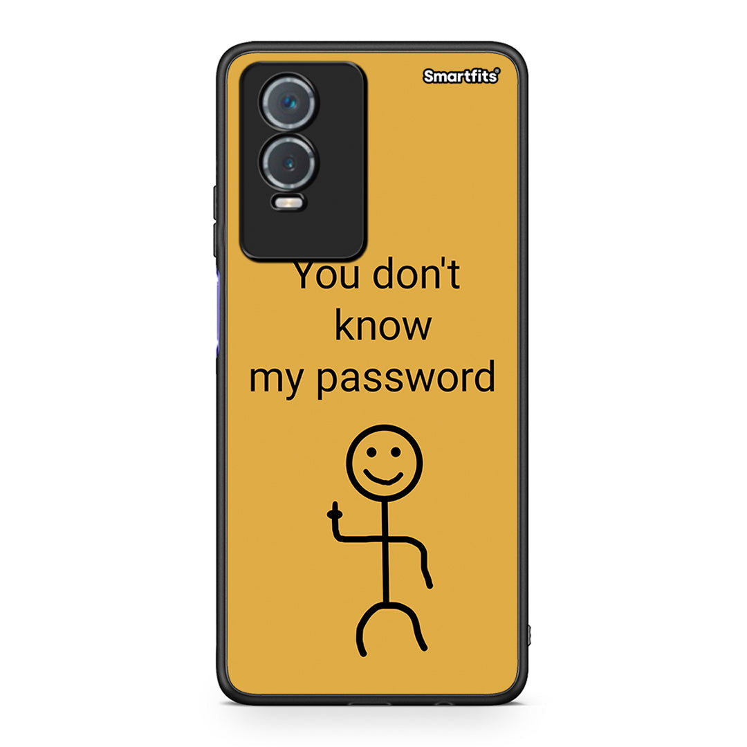 Vivo Y76 5G / Y76s / Y74s My Password θήκη από τη Smartfits με σχέδιο στο πίσω μέρος και μαύρο περίβλημα | Smartphone case with colorful back and black bezels by Smartfits
