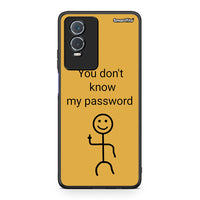 Thumbnail for Vivo Y76 5G / Y76s / Y74s My Password θήκη από τη Smartfits με σχέδιο στο πίσω μέρος και μαύρο περίβλημα | Smartphone case with colorful back and black bezels by Smartfits