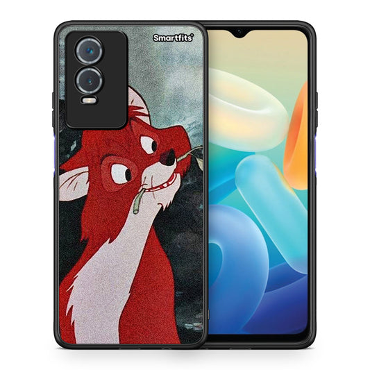 Θήκη Vivo Y76 5G / Y76s / Y74s Tod And Vixey Love 1 από τη Smartfits με σχέδιο στο πίσω μέρος και μαύρο περίβλημα | Vivo Y76 5G / Y76s / Y74s Tod And Vixey Love 1 case with colorful back and black bezels