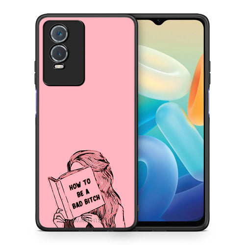 Θήκη Vivo Y76 5G / Y76s / Y74s Bad Bitch από τη Smartfits με σχέδιο στο πίσω μέρος και μαύρο περίβλημα | Vivo Y76 5G / Y76s / Y74s Bad Bitch case with colorful back and black bezels