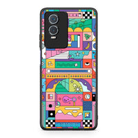 Thumbnail for Vivo Y76 5G / Y76s / Y74s Bubbles Soap θήκη από τη Smartfits με σχέδιο στο πίσω μέρος και μαύρο περίβλημα | Smartphone case with colorful back and black bezels by Smartfits