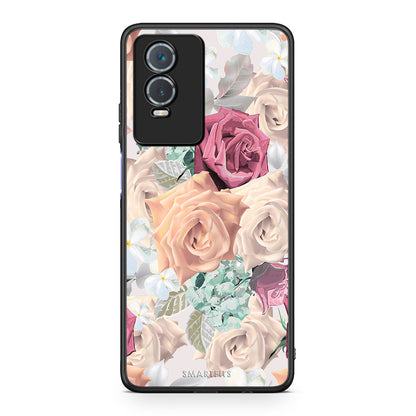 99 - Vivo Y76 5G / Y76s / Y74s Bouquet Floral case, cover, bumper