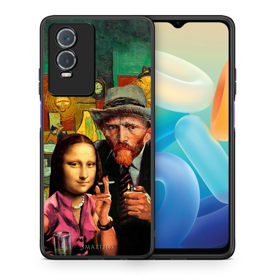 Θήκη Vivo Y76 5G / Y76s / Y74s Funny Art από τη Smartfits με σχέδιο στο πίσω μέρος και μαύρο περίβλημα | Vivo Y76 5G / Y76s / Y74s Funny Art case with colorful back and black bezels