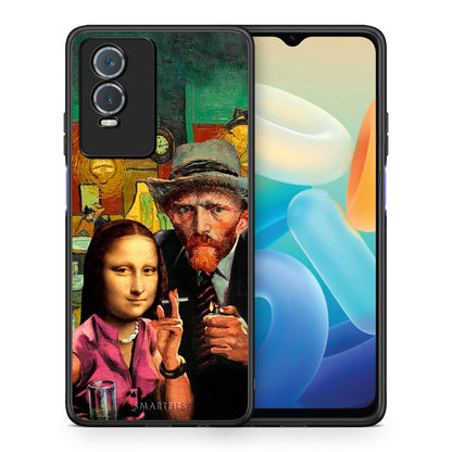 Θήκη Vivo Y76 5G / Y76s / Y74s Funny Art από τη Smartfits με σχέδιο στο πίσω μέρος και μαύρο περίβλημα | Vivo Y76 5G / Y76s / Y74s Funny Art case with colorful back and black bezels