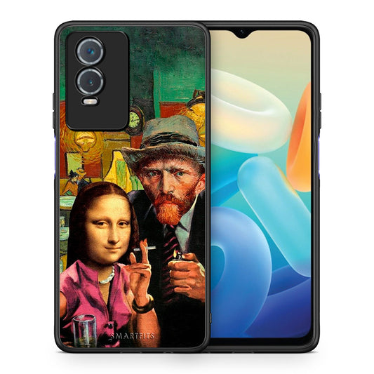 Θήκη Vivo Y76 5G / Y76s / Y74s Funny Art από τη Smartfits με σχέδιο στο πίσω μέρος και μαύρο περίβλημα | Vivo Y76 5G / Y76s / Y74s Funny Art case with colorful back and black bezels