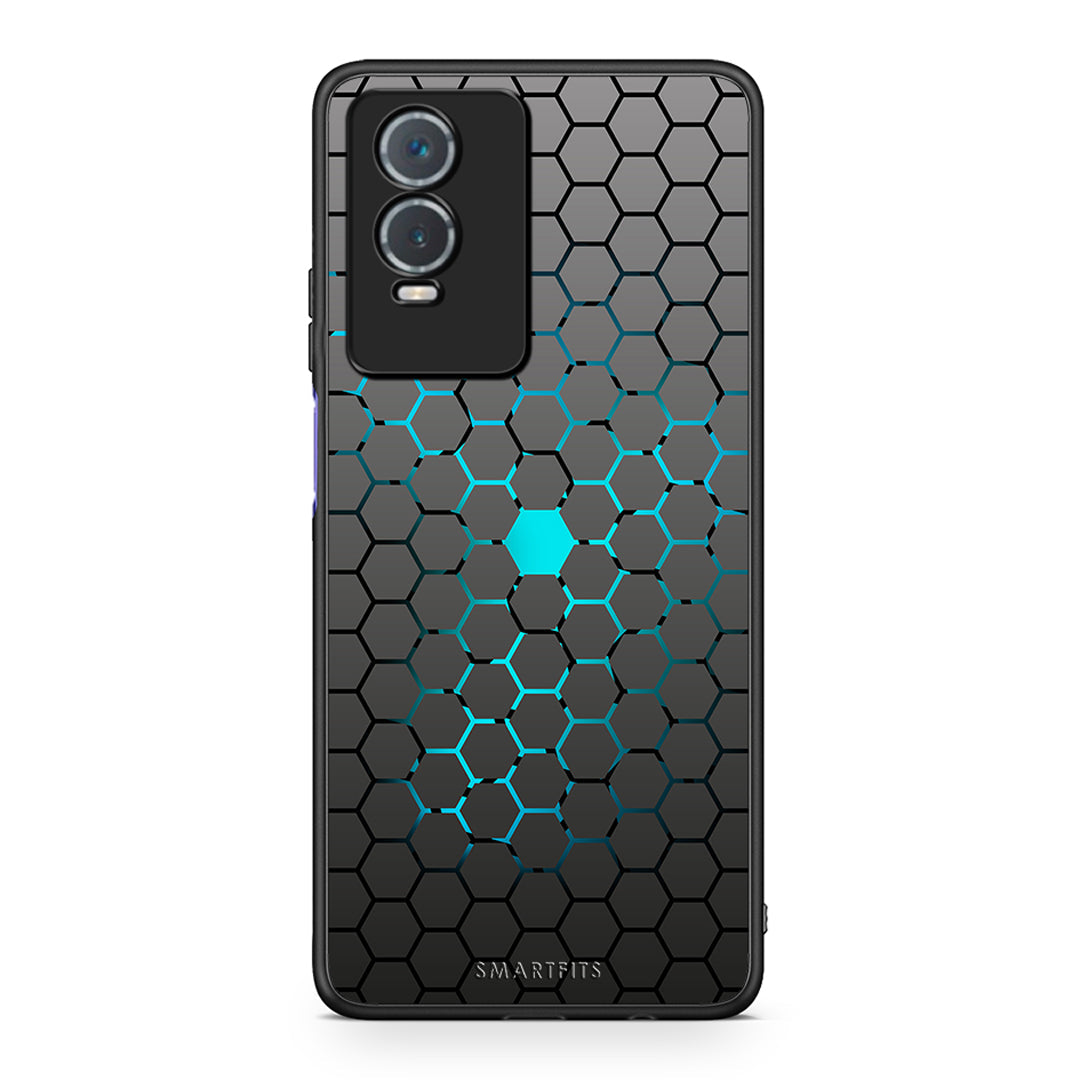40 - Vivo Y76 5G / Y76s / Y74s Hexagonal Geometric case, cover, bumper