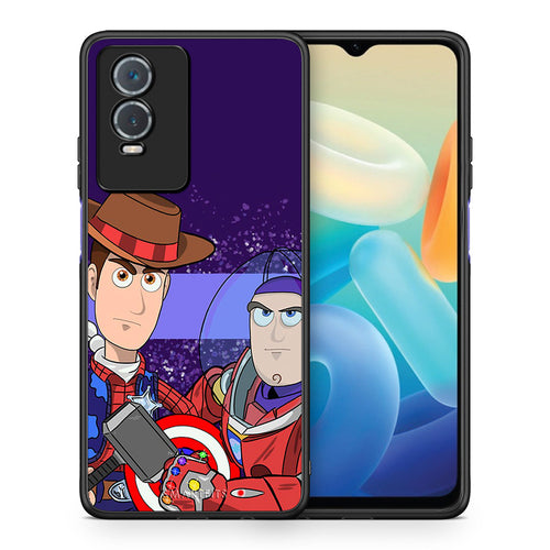 Θήκη Vivo Y76 5G / Y76s / Y74s Infinity Story από τη Smartfits με σχέδιο στο πίσω μέρος και μαύρο περίβλημα | Vivo Y76 5G / Y76s / Y74s Infinity Story case with colorful back and black bezels