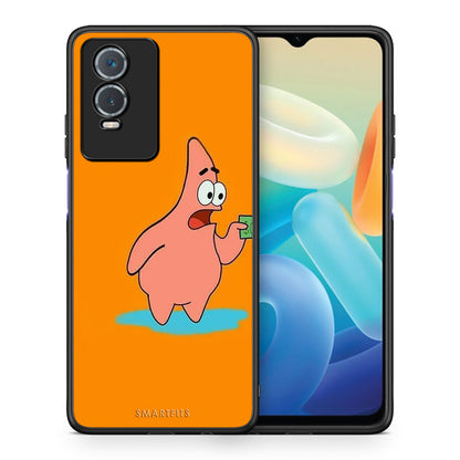 Θήκη Αγίου Βαλεντίνου Vivo Y76 5G / Y76s / Y74s No Money 1 από τη Smartfits με σχέδιο στο πίσω μέρος και μαύρο περίβλημα | Vivo Y76 5G / Y76s / Y74s No Money 1 case with colorful back and black bezels