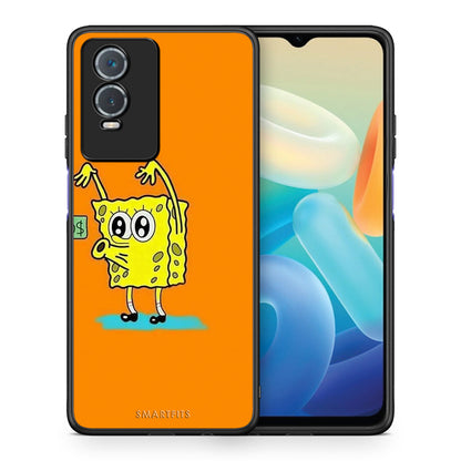 Θήκη Αγίου Βαλεντίνου Vivo Y76 5G / Y76s / Y74s No Money 2 από τη Smartfits με σχέδιο στο πίσω μέρος και μαύρο περίβλημα | Vivo Y76 5G / Y76s / Y74s No Money 2 case with colorful back and black bezels