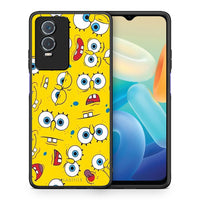 Thumbnail for Θήκη Vivo Y76 5G / Y76s / Y74s Sponge PopArt από τη Smartfits με σχέδιο στο πίσω μέρος και μαύρο περίβλημα | Vivo Y76 5G / Y76s / Y74s Sponge PopArt case with colorful back and black bezels
