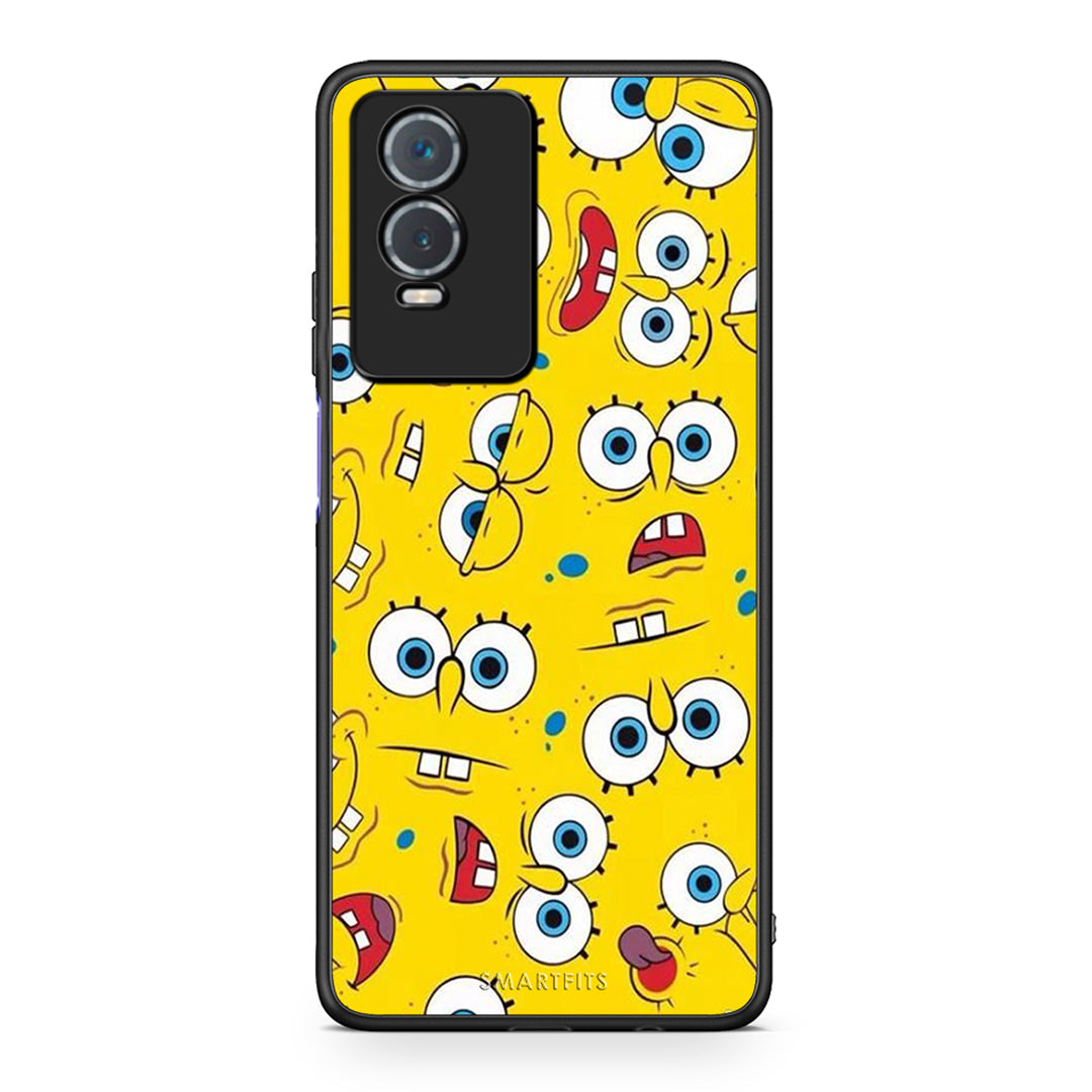 4 - Vivo Y76 5G / Y76s / Y74s Sponge PopArt case, cover, bumper