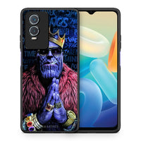 Thumbnail for Θήκη Vivo Y76 5G / Y76s / Y74s Thanos PopArt από τη Smartfits με σχέδιο στο πίσω μέρος και μαύρο περίβλημα | Vivo Y76 5G / Y76s / Y74s Thanos PopArt case with colorful back and black bezels