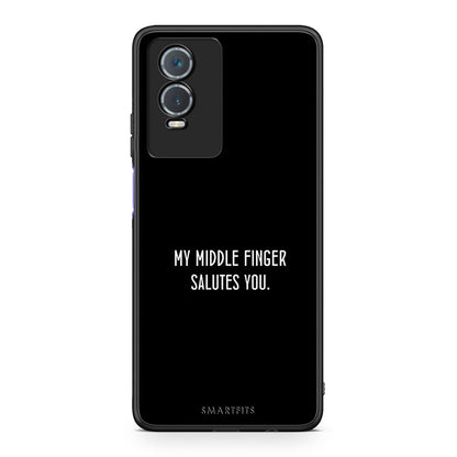 Vivo Y76 5G / Y76s / Y74s Salute θήκη από τη Smartfits με σχέδιο στο πίσω μέρος και μαύρο περίβλημα | Smartphone case with colorful back and black bezels by Smartfits