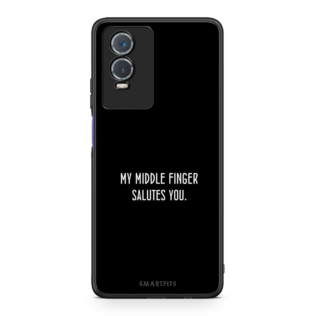 Vivo Y76 5G / Y76s / Y74s Salute θήκη από τη Smartfits με σχέδιο στο πίσω μέρος και μαύρο περίβλημα | Smartphone case with colorful back and black bezels by Smartfits
