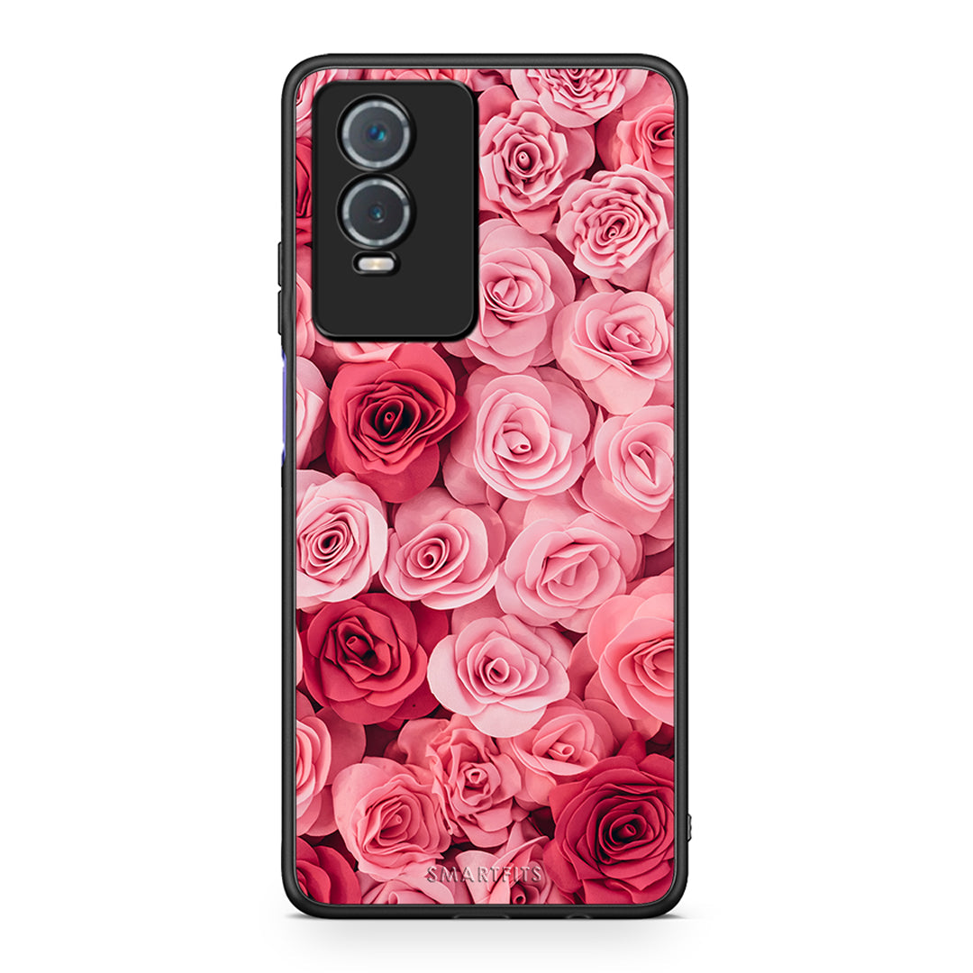 4 - Vivo Y76 5G / Y76s / Y74s RoseGarden Valentine case, cover, bumper