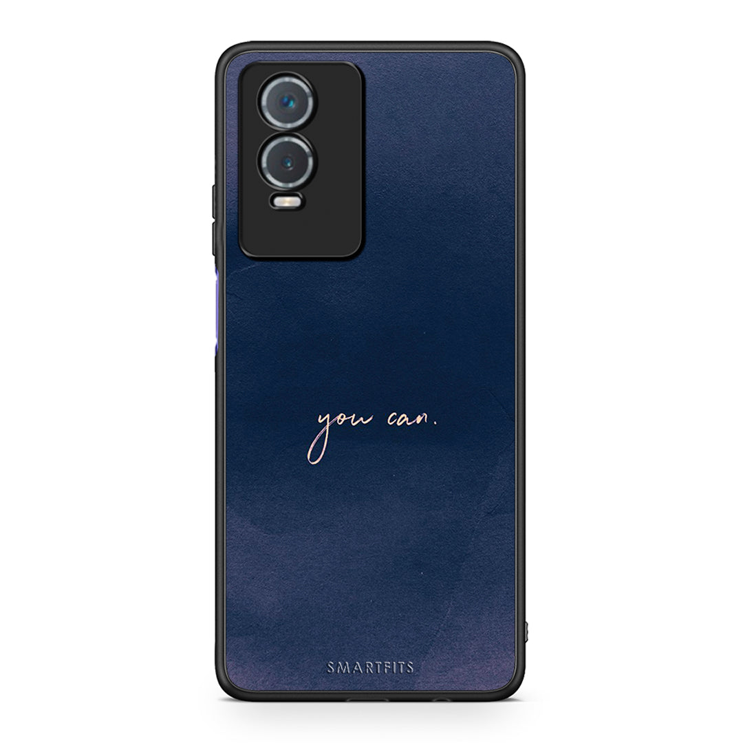 Vivo Y76 5G / Y76s / Y74s You Can θήκη από τη Smartfits με σχέδιο στο πίσω μέρος και μαύρο περίβλημα | Smartphone case with colorful back and black bezels by Smartfits