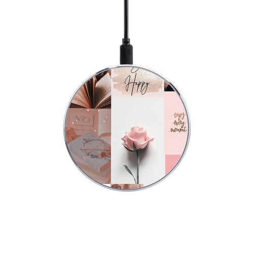 Ασύρματος Φορτιστής με χρώμα Aesthetic Collage – Smartfits