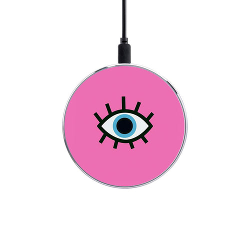 Ασύρματος Φορτιστής με χρώμα Blue Eye Pink – Smartfits