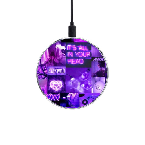 Ασύρματος Φορτιστής με χρώμα Collage Stay Wild – Smartfits