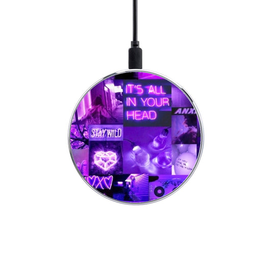 Ασύρματος Φορτιστής με χρώμα Collage Stay Wild – Smartfits