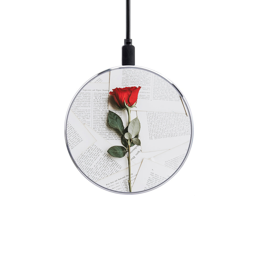 Ασύρματος Φορτιστής με χρώμα Red Rose – Smartfits