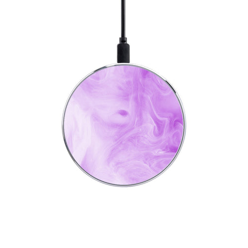 Ασύρματος Φορτιστής με χρώμα Watercolor Lavender – Smartfits