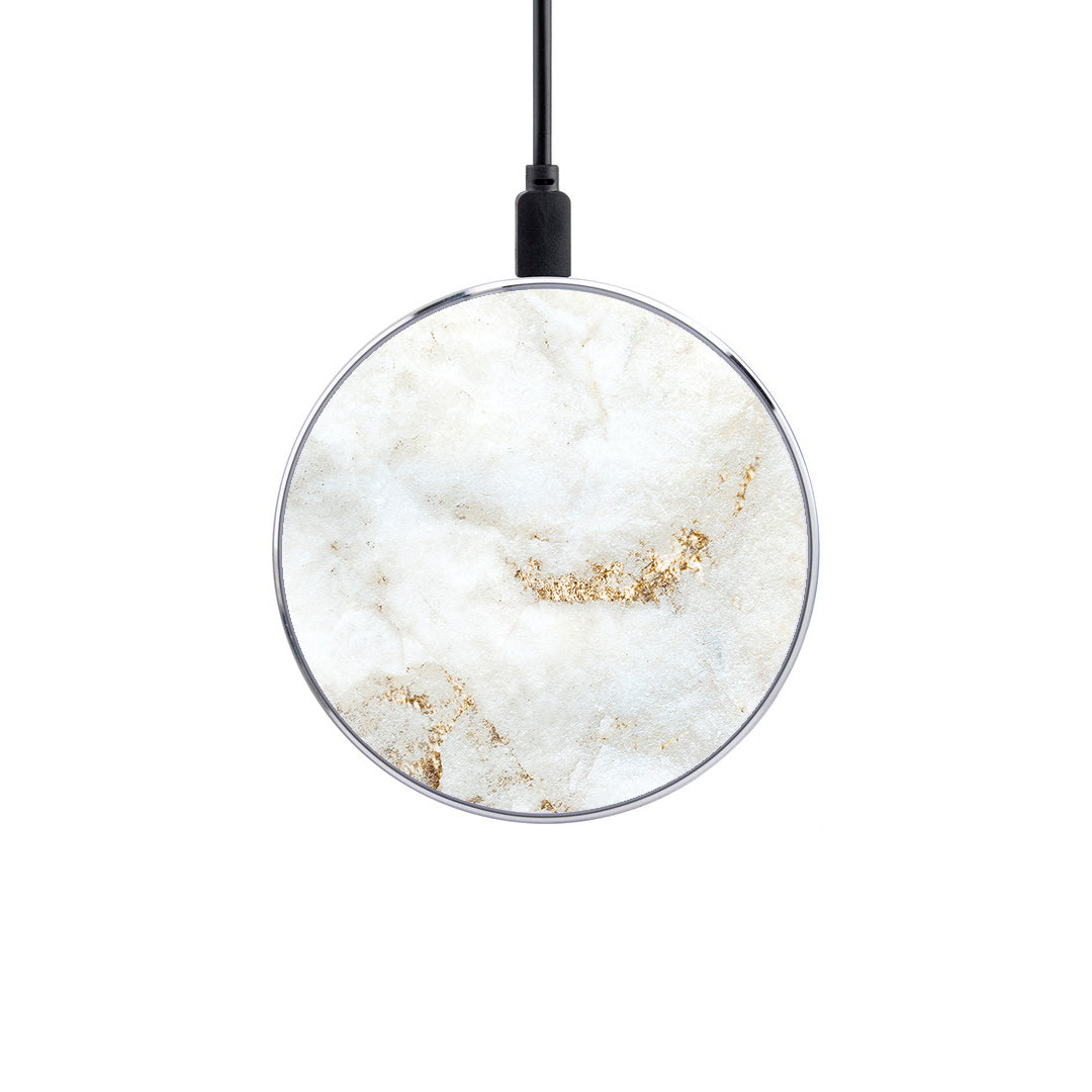 Ασύρματος Φορτιστής με χρώμα White Gold Marble – Smartfits