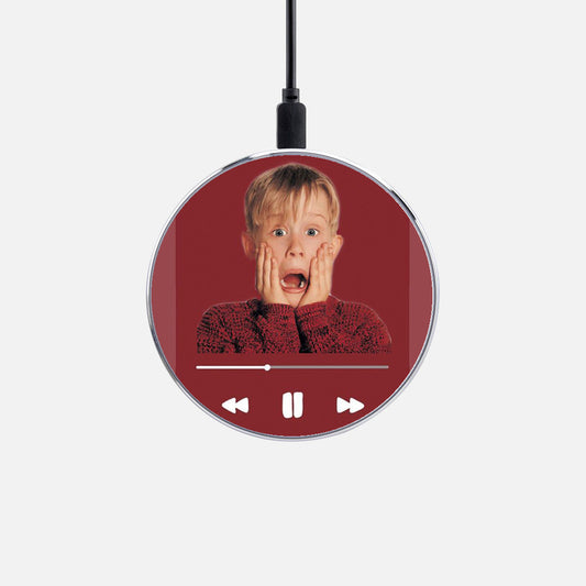 Ασύρματος Φορτιστής με χρώμα Xmas Alone Music – Smartfits