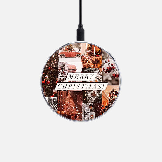 Ασύρματος Φορτιστής με χρώμα Xmas Collage – Smartfits