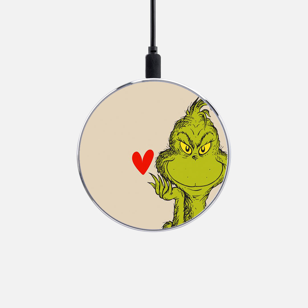 Ασύρματος Φορτιστής με χρώμα Xmas Grinch – Smartfits