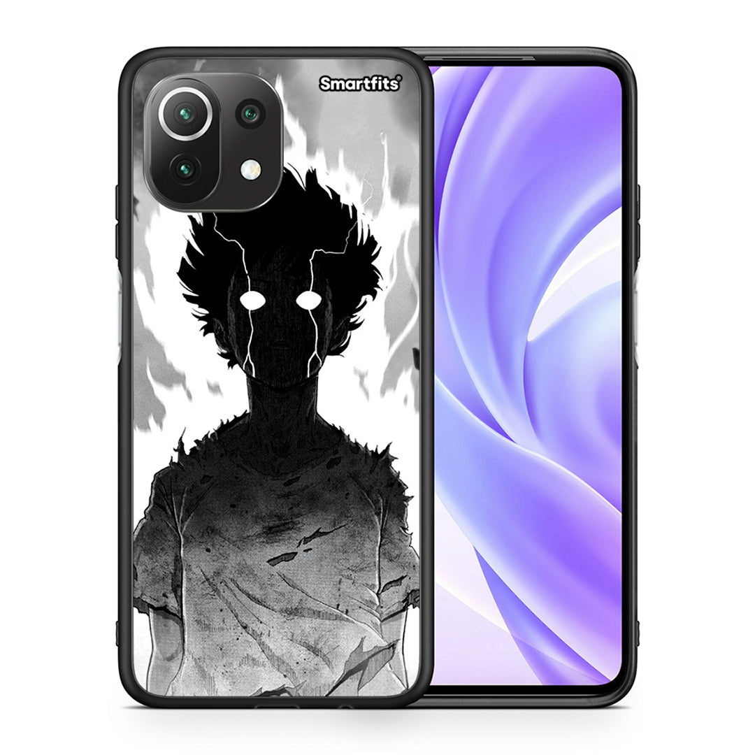 Θήκη Xiaomi 11 Lite / Mi 11 Lite Anime Boy από τη Smartfits με σχέδιο στο πίσω μέρος και μαύρο περίβλημα | Xiaomi 11 Lite / Mi 11 Lite Anime Boy case with colorful back and black bezels