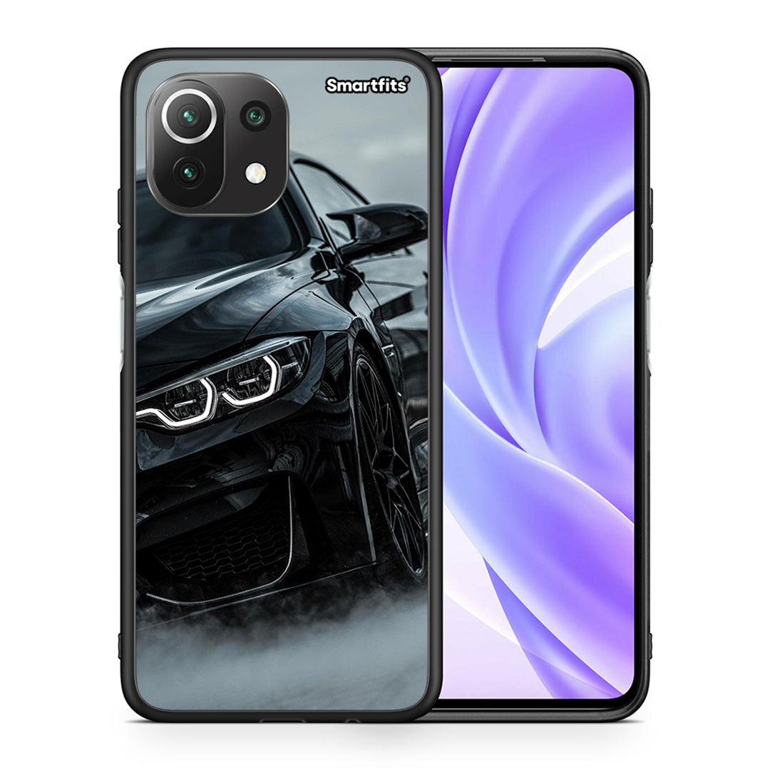 Θήκη Xiaomi 11 Lite/Mi 11 Lite Black BMW από τη Smartfits με σχέδιο στο πίσω μέρος και μαύρο περίβλημα | Xiaomi 11 Lite/Mi 11 Lite Black BMW case with colorful back and black bezels
