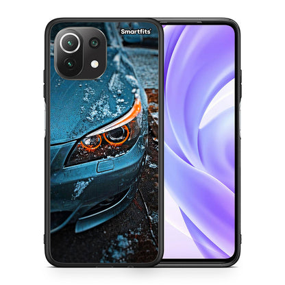 Θήκη Xiaomi 11 Lite / Mi 11 Lite Bmw E60 από τη Smartfits με σχέδιο στο πίσω μέρος και μαύρο περίβλημα | Xiaomi 11 Lite / Mi 11 Lite Bmw E60 case with colorful back and black bezels