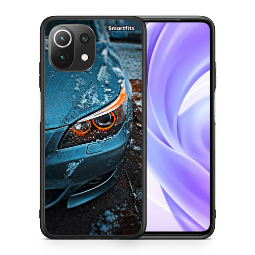 Θήκη Xiaomi 11 Lite / Mi 11 Lite Bmw E60 από τη Smartfits με σχέδιο στο πίσω μέρος και μαύρο περίβλημα | Xiaomi 11 Lite / Mi 11 Lite Bmw E60 case with colorful back and black bezels